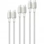 4smarts USB-C na USB-C kábel PremiumCord 100W 3 m biely - 3 m - USB C - USB C - USB 2.0 - 0,48 Gbit/s - biely