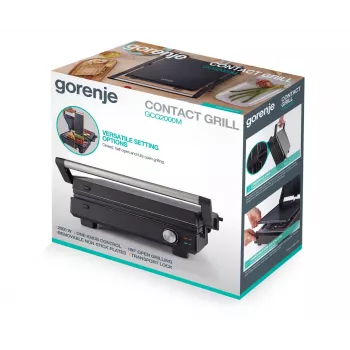 Gorenje multifunkčný gril | GCG2000M | gril | čierna