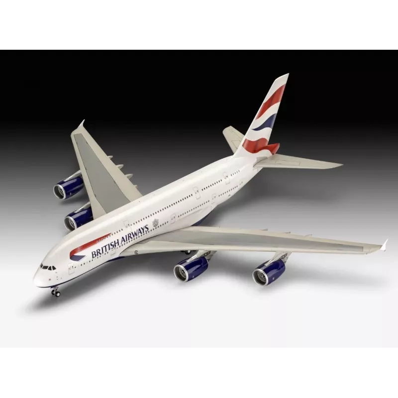 Revell 03922 Airbus A380-800 British Airways plastový model na zlepenie, 1:144