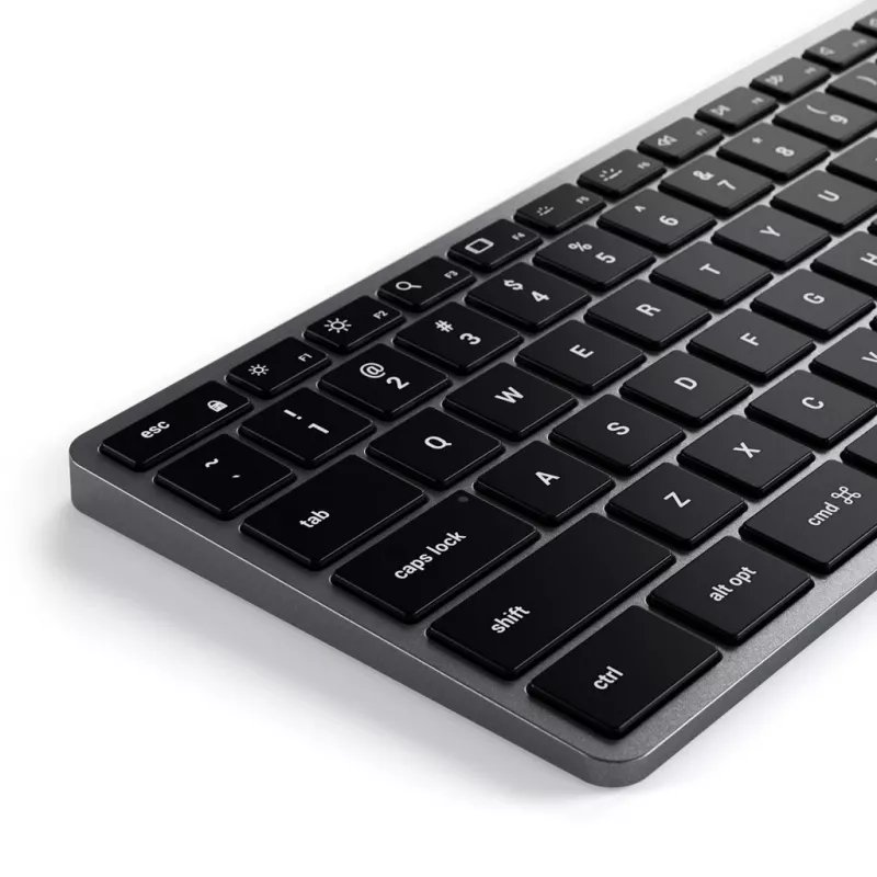 Satechi tenká W3 klávesnica USB-C s numerickým blokom (Space Grey)
