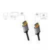 HDMI kábel 4K/60Hz, ALU, čierny, 5 m