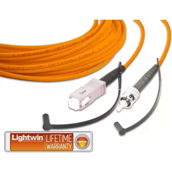 Lightwin vysokokvalitný simplexný LWL patch kábel, MM OM2, SC - ST LWL patch kábel (LSP-50 SC-ST 2.0)
