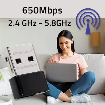 Ultra rýchly bezdrôtový mini USB WLAN adaptér