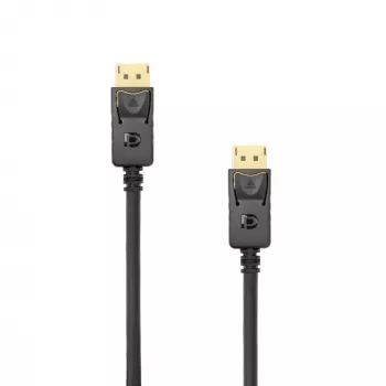 DisplayPort kábel White Shark MAMBA 2m – 4K 60Hz, kompatibilný s 2.0
