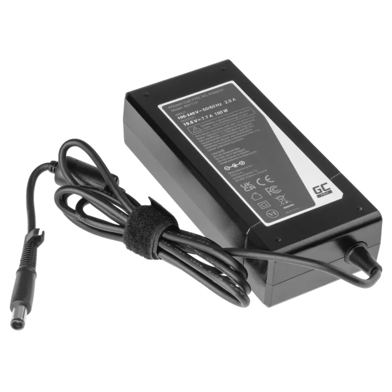 Napájací zdroj Green Cell AD111P 150W 19.5V 7.7A univerzálny napájací zdroj pre notebook čierny