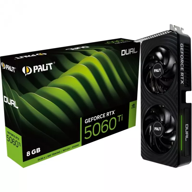Grafická karta Palit GeForce RTX 5060 Ti Dual 8GB GDDR7