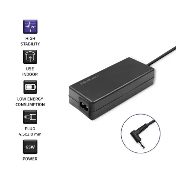 Napájací zdroj QOLTEC 65W 19V 3,42A pre notebooky a kompatibilné zariadenia