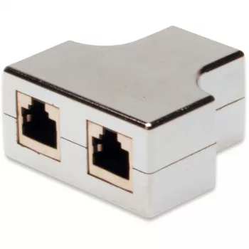 Sieťový kábel Digitus CAT 5e RJ45 modulárny konektor samica tienený sivý