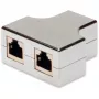 Sieťový kábel Digitus CAT 5e RJ45 modulárny konektor samica tienený sivý