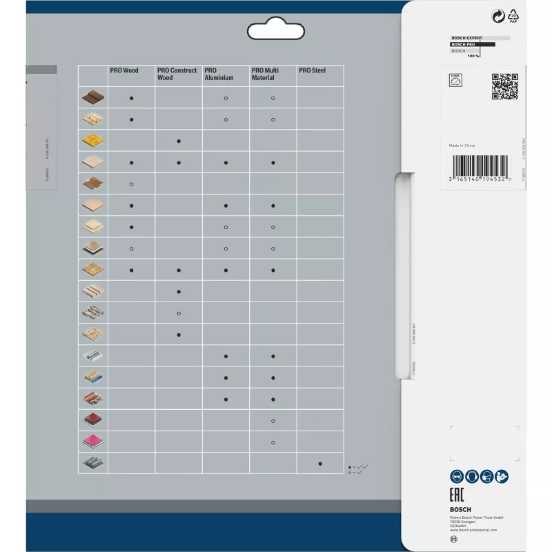 Bosch Optiline Wood pílový kotúč, 250 x 30 mm, 60 zubov