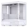 Jonsbo D200 biela mATX Mid-Tower skriňa s temperovaným sklom a mini temp displejom