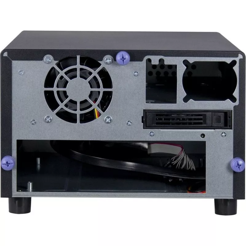 Inter-Tech SC-2100 - Small Form Factor (SFF) - PC - čierna - Mini-ITX - oceľ - aktivita - alarm - HDD - sieť - napájanie (88887285)