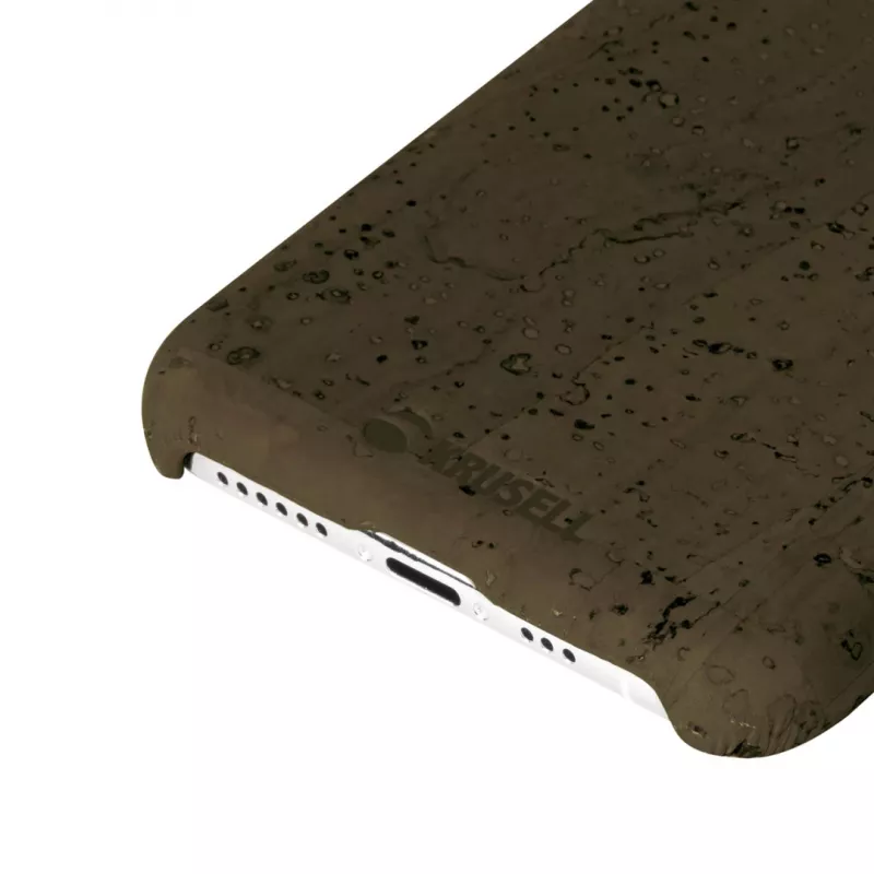 Puzdro Krusell Birka na mobil pre Apple iPhone 11 Pro Max, tmavohnedé puzdro v štýle kože