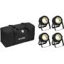 LED PAR svetelná sada EUROLITE 20000950 – 4x COB LED, vrátane softbag