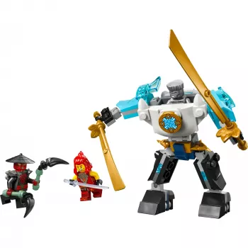 LEGO NINJAGO set 71827 Zaneov bojový mech oblek, 92 dielov, 2 minifigúrky, výška 100 mm, vek 6+