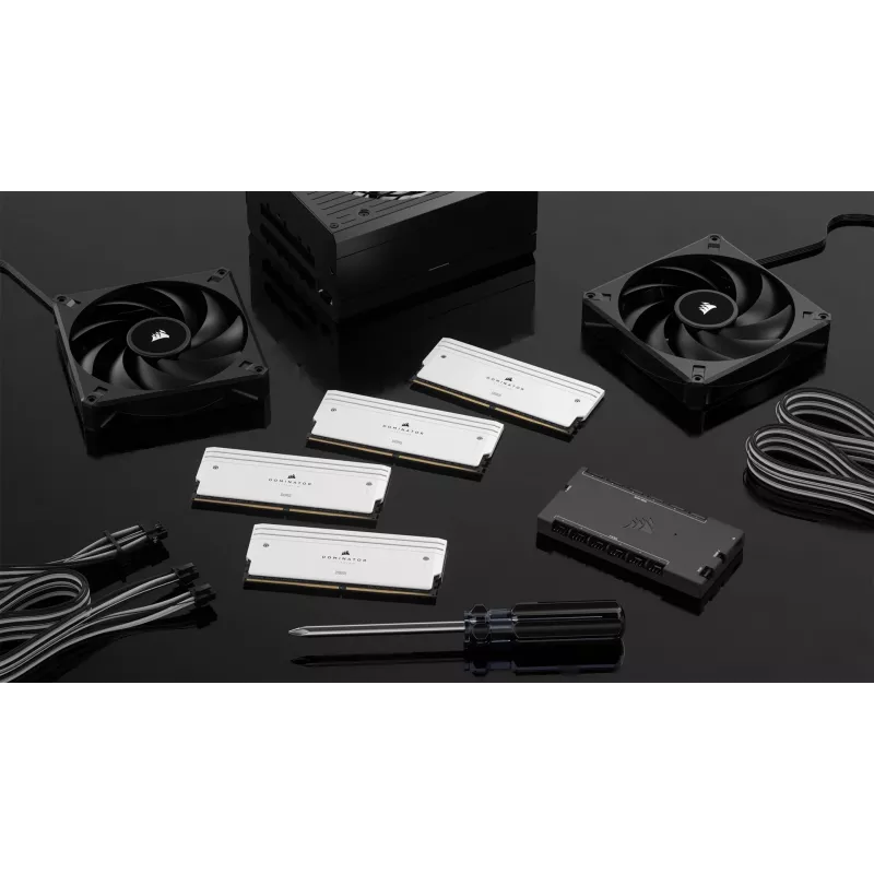 Corsair DIMM 32 GB DDR5-6000 2x 16 dual kit biela CMP32GX5M2B6000C30W Dominator - 32 GB - DDR5