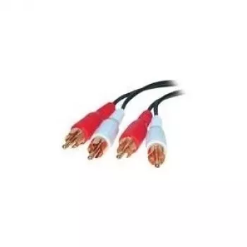 Kábel HiFi Audio RCA 2-way (samec)/(samec) 2,5m *shiverpeaks basic* (BS40504)