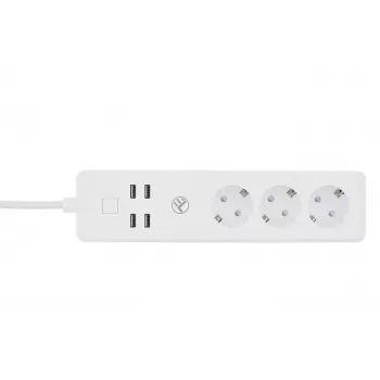 Tellur WiFi inteligentná zásuvková lišta so 3 AC zásuvkami a 4 USB portmi (4A)