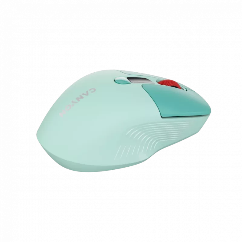 Canyon MW-26 – 2in1 bezdrôtová optická myš Bluetooth / 2,4 GHz – tichá – zelená