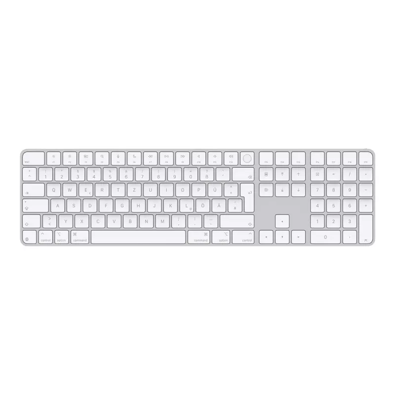 Klávesnica Apple Magic MXK73D/A univerzálna USB + Bluetooth QWERTZ nemecká biela