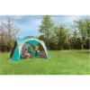 Event Dome Shelter XL, 4,5 x 4,5m, pavilón svetlomodrá/sivá