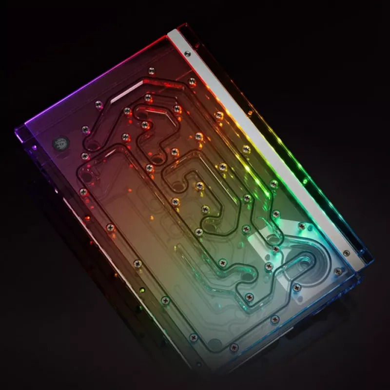 Bitspower Sedna O11DS distroplate pre LIAN LI O11 Dynamic Mini, ARGB, priehľadná