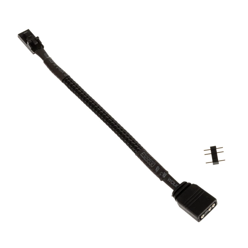 ARGB 3-Pin adaptérový kábel Kolink L1-3ADP1-15 – 15 cm, 3-Pin-ARGB konvertor