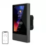 Nástenný inteligentný Wi-Fi ovládací panel Sonoff NSPanel čierny 120 mm
