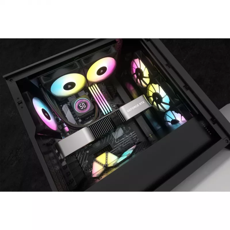 Corsair CW-9060074-WW chladiaci systém počítača chladič procesora all-in-one kvapalinový 12 cm čierny 1 kus