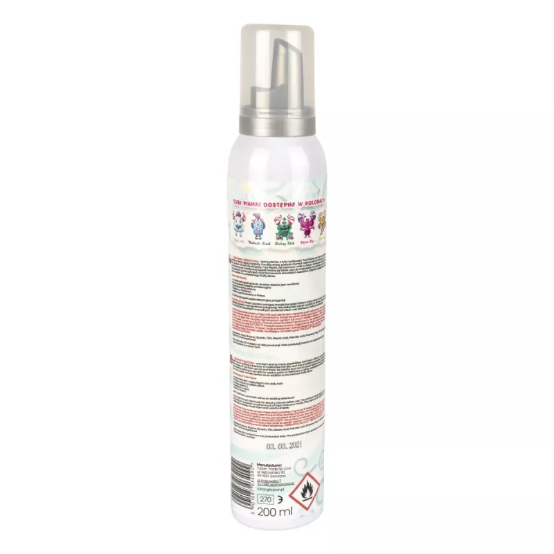 Hračka do kúpeľa Tuban TUBI FOAM WHITE 200 ml