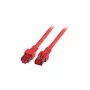 EFB-Elektronik RJ45 patch kábel Cat.6 S/FTP LSZH červený 0,15m výrobca: EFB Elektronik (K5512.0,15)