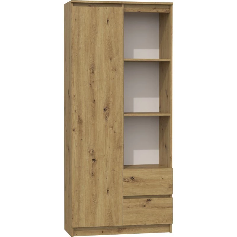 Topeshop RS-80 BILY ART kancelársky regál