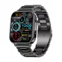 Smartwatch Colmi P80 oceľ čierna s Bluetooth a meračom tepu