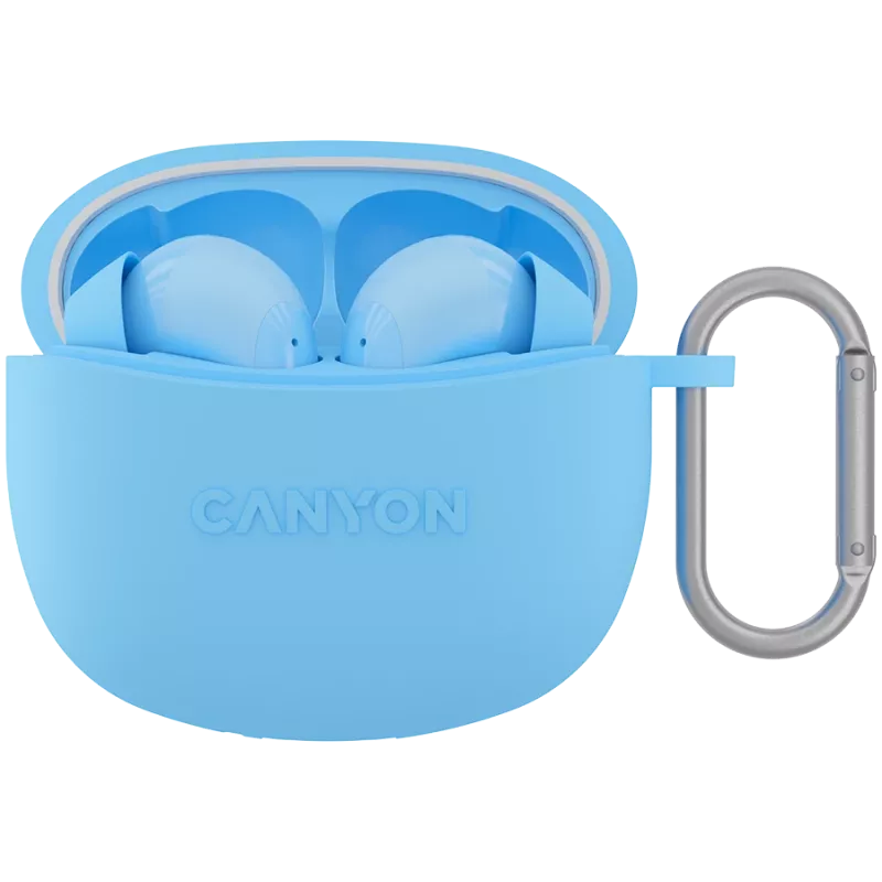 Bezdrôtové slúchadlá do uší Canyon TWS-5 CNS-TWS5BL True Wireless, modré