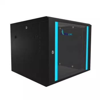 Nástenný rack Extralink 9U 600x600 čierny