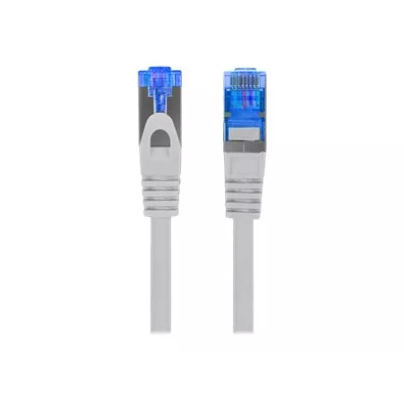 Sieťový kábel LANBERG Cat6a S/FTP PCF6A-10CC-0300-S RJ-45 3 m Sivá, LSZH, 500 MHz, CCA, Ø6 mm