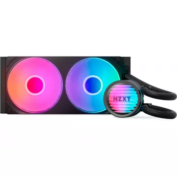 Kvapalinový CPU chladič NZXT Kraken Core RGB 240 – All-in-One 240-mm radiátor, RGB osvetlenie, čierny