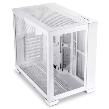 PC skriňa Lian Li O11D Mini-S Mini Tower biela (kompatibilná s SFX/SFX-L napájacím zdrojom)