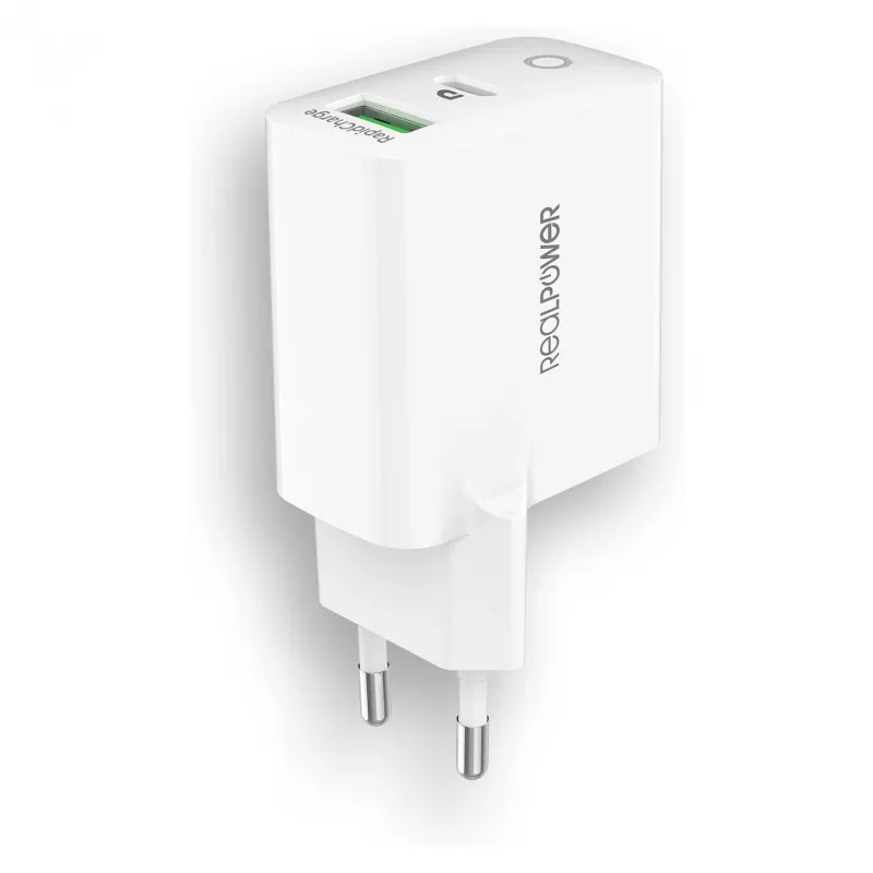 Nabíjačka RealPower PC-20 smartfón tablet biela