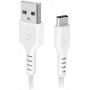 SBS USB dátový kábel pre mobilné telefóny 2.0/Type C 1,5 m biely - kábel - digitálny/dátový