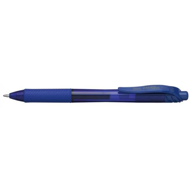 Zasúvacie guľôčkové pero s klipom Pentel Energel X 1.0 modré