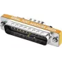Sériový adaptérový kábel Renkforce RF-4543257 — 1× SUB-D 9-pólový (konektor samec) na 1× SUB-D 25-pólový (konektor samica)