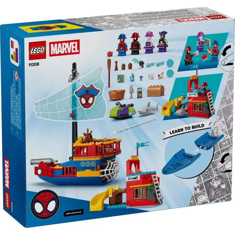 LEGO MARVEL 11208 Tím Spidey pirátska loď