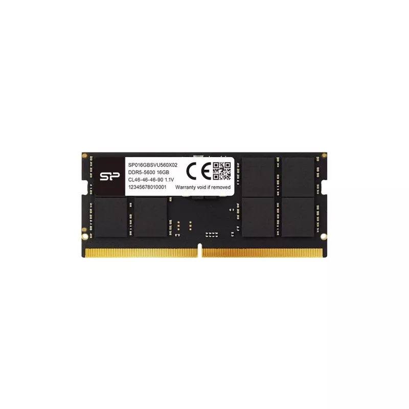 Pamäť RAM do notebooku SODIMM DDR5 16 GB 5600 MHz Silicon Power (262-pin, CL46, 1,1 V)