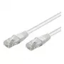 Wentronic Goobay CAT 6 patch kábel, U/UTP, biely, 2 m - CCA medená zmes (68635)