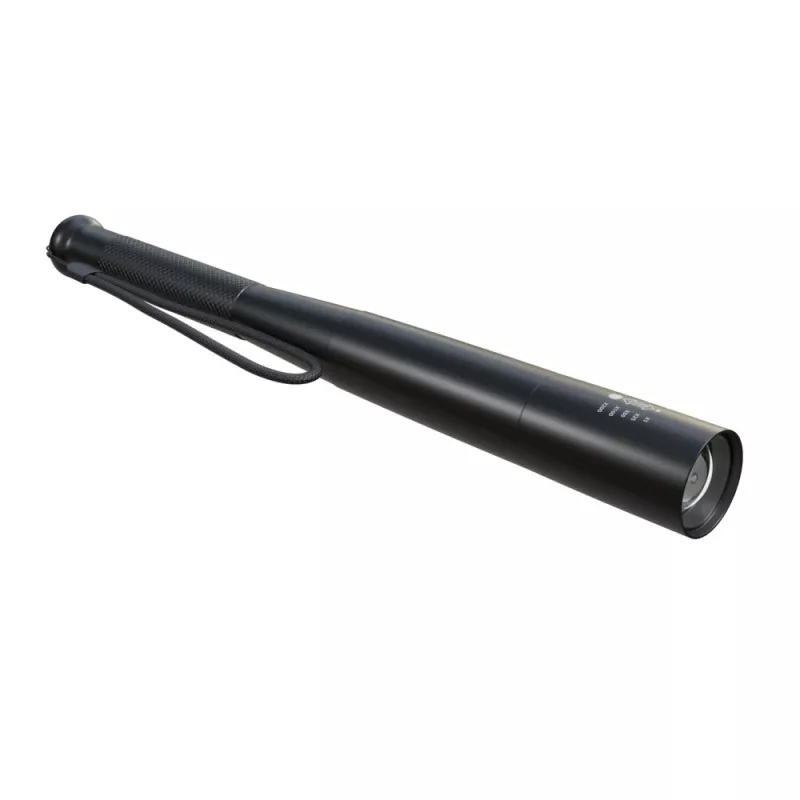 Ručná baterka Extralink EX.30851, SMD LED 10W, hliníkové puzdro, AA 1,5 V, 290×30×30 mm, čierna
