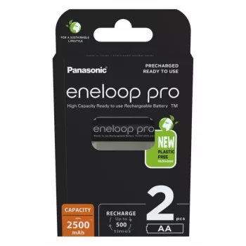 Batérie PANASONIC ENELOOP PRO AA 2500 mAh 2 kusy (BK-3HCDE/2CP)