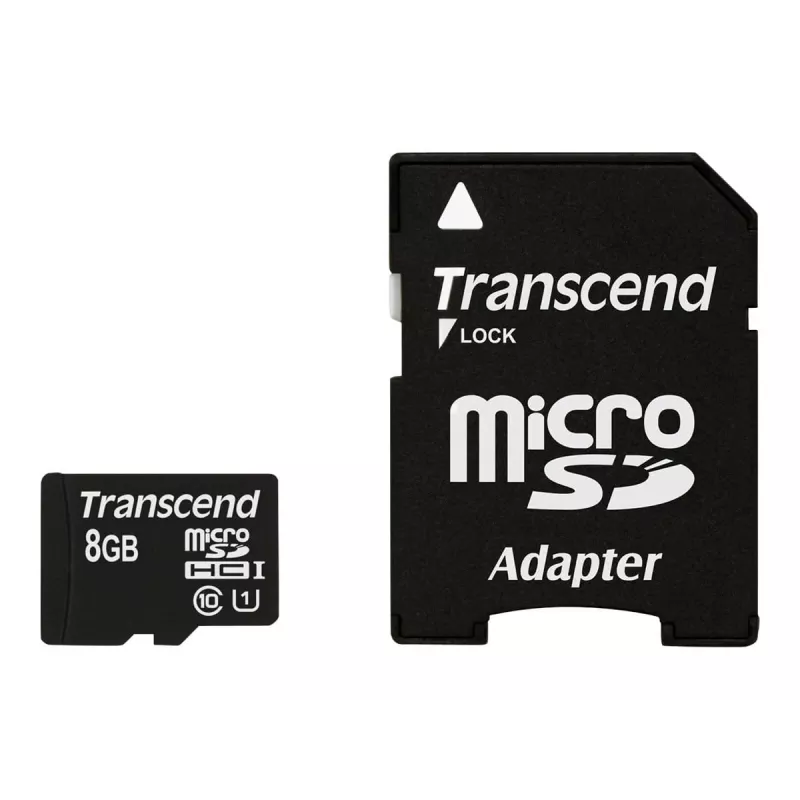 Transcend Premium - Flash pamäťová karta (microSDHC/SD adaptér v balení)