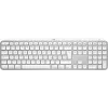 Logitech MX Keys S for Mac klávesnica kancelária RF Wireless + Bluetooth QWERTZ nemecká hliník biela