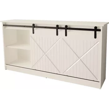 Komoda 160x80x35 GRANERO biela/lesklá biela